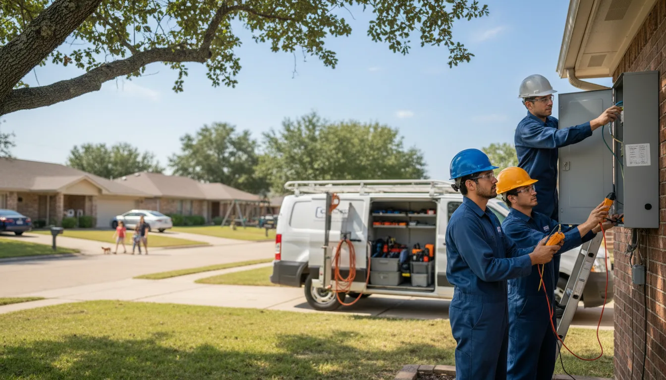 Certified electrician providing emergency electrical services in Southside, WV